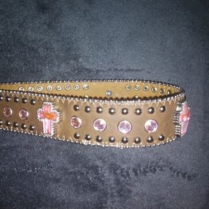 Kids cowgirl belt no buckle